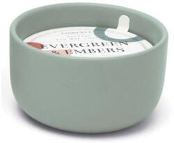 Paddywax Evergreen & Embers Wabi Sabi kis kerámia gyertya 99 g