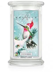 Kringle Candle Snowbird nagy üveggyertya 624 g