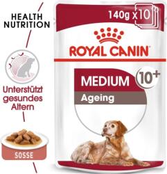 Royal Canin Medium Ageing szószban 10x140 g - 1.400 g