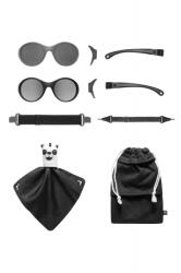 Mokki Ochelari de soare pentru copii MOKKI Click & Change, protectie UV, negru, 0-2 ani, set 2 perechi