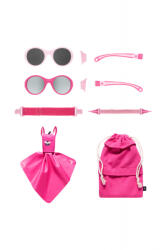 Mokki Ochelari de soare pentru copii MOKKI Click & Change, protectie UV, roz, 0-2 ani, set 2 perechi