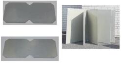 Csatári Plast CSP96000010 Szerelőlap PVT-3060 műanyag CSP 96000010 (CSP 96000010)
