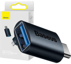 Baseus Ingenuity USB-C-USB-A OTG adapter (kék) - hobbielektronikabolt