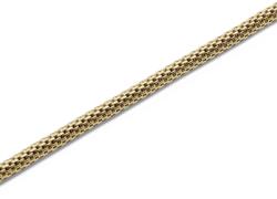 Daniel Wellington Aranyozott uniszex lánc Tide Mesh DW00401099