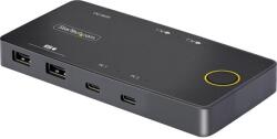 StarTech StarTech. com C2-H46-UC2-PD-KVM KVM kapcsoló Fekete (C2-H46-UC2-PD-KVM)