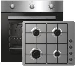 Candy FIDC X602/CA beépíthető sütő + Candy CHW6LBX beépíthető gázfőzőlap (FIDC X602/CA + CHW6LBX)