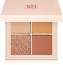SOSU Cosmetics Eyeshadow Quad paletă cu farduri de ochi culoare Nude 4.8 g