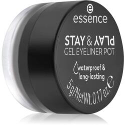 essence STAY & PLAY tus de ochi culoare 01 Black 5 g - notino