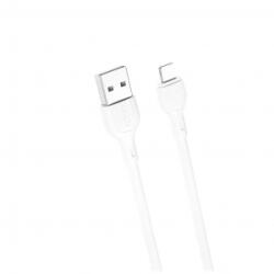 XO NB200 USB-A - Lightning kábel 2.1m fehér (128396) (128396)
