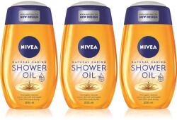 Nivea Natural Caring tusoló olaj száraz bőrre 3 x 200 ml