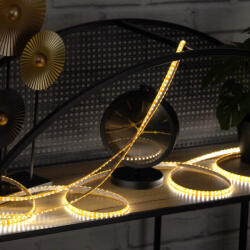 Delux LED szalag 120 led IP65 meleg fehér SMD3528 9, 6W/fm, 600lm/m, 2700K, DEL1227 (DEL1227)