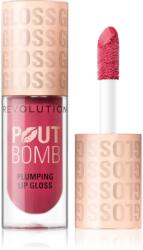 Revolution Beauty Pout Bomb ajakfény nagyobbító hatás árnyalat Rosewood Rose Pink 4.6 ml