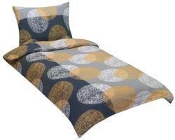 BELLATEX Bellatex, krepp 80/865 szürke-narancssárga gömbök 140×200, 70×90 (9802)
