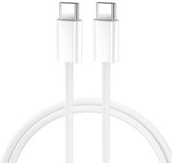 BWOO Cablu Date si Incarcare USB-C - USB-C BWOO BO-X284, 60W, 1m, Alb - evomag