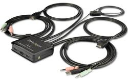 StarTech StarTech. com SV211HDUA4K KVM kapcsoló Fekete (SV211HDUA4K)