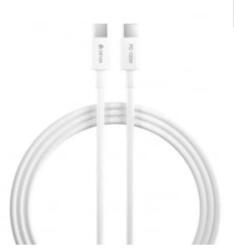 DEVIA SMART Type-C - Type-C töltő- és adatkábel 100W, 150cm fehér (EC371)