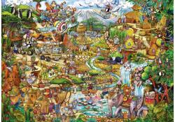 Heye 29996 - Egzotikus Szafari - 2000 db-os Triangular puzzle