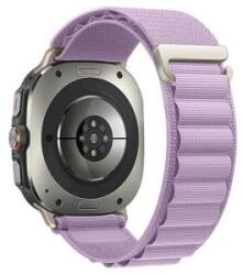 gigapack Samsung Galaxy Watch Ultra eSIM 47mm (SM-L705) textil pótszíj lila (GP-163522) (GP-163522)