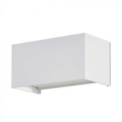 V-TAC LED Lámpatest Oldalfali 24 W Meleg Fehér Téglalap Fehér Kültéri Ip65