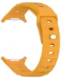 gigapack Samsung Galaxy Watch Ultra eSIM 47mm (SM-L705) 3D mintás szilikon pótszíj sárga (GP-163499)