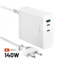 FIXED 2xUSB-C/1xUSB, GaN, 140W hálózati töltőállomás fehér (FIXCG140-2C1A-WH)