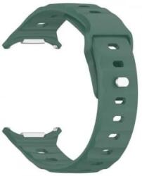 gigapack Samsung Galaxy Watch Ultra eSIM 47mm (SM-L705) 3D mintás szilikon pótszíj sötétzöld (GP-163504) (GP-163504)