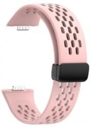 gigapack Huawei Watch Fit 3 lyukacsos szilikon pótszíj rózsaszín (GP-159416) (GP-159416)