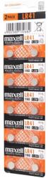 Maxell LR41 lítium gombelem 10db/csomag (11716800)
