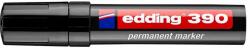 edding Marker permanent Edding 390, corp plastic, varf retezat 4-12 mm, negru (ED3901)