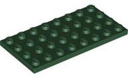 LEGO® Alkatrészek (Pick a Brick) Sötétzöld 4X8 Lapos Elem 4505051 (4505051)