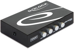 Delock 4 portos manuális USB 2.0 kapcsoló (87634) - pcx