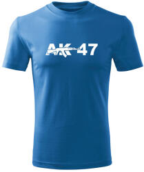 DRAGOWA детска тениска с къс ръкав ak47, синя (7103)