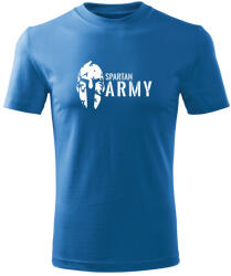 DRAGOWA детска тениска с къс ръкав Spartan Army, синя (7120)