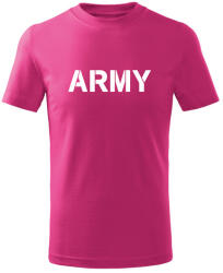 DRAGOWA детска тениска с къс ръкав Army, розова (7137)