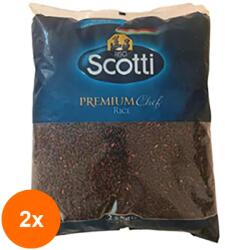 Scotti Set 2 x Orez Negru Riso Scotti Premium Chef, 2.5 kg