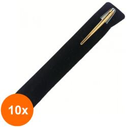 X-PEN Set 10 x Etui Negru din Catifea pentru Instrument de Scris (HOK-10xKH-X801)