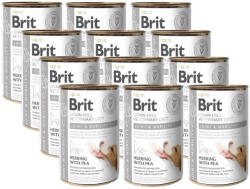 Brit veterinary Brit Green Free Veterinary Diet Dog Joint & Mobility Hering borsóval 12x400g