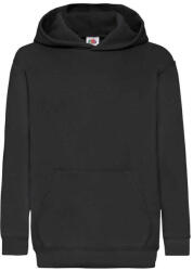 Fruit of the Loom Gyermekek/Kids Classic Hoodie 9 - 11 ÉVES fekete - decathlon - 12 090 Ft