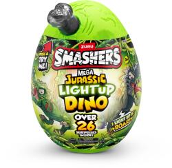 Smashers Figurina dinozaur in ou, Smashers, Mega Dino Jurassic Light-Up, Gri, S1