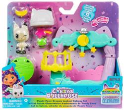 Gabby's Dollhouse Set de joaca cu figurina, Gabbys Dollhouse, Pandy Paws Dreamy, Lookout Balcony, 20146519 Figurina