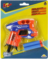 Sunman Mini pistol cu 2 sageti din burete, Zapp Toys, Dart Blaster