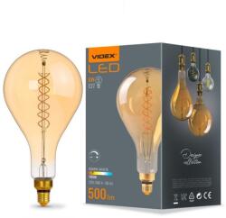 Videx Bec Led Videx E27-PS160-8W-FIL-DIM-SPIRAL-AMBER