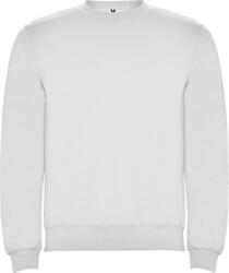 Roly Unisex felnőtt Clasica Crew nyakú pulóver 3XL fehér