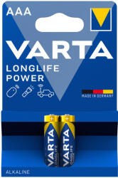 VARTA LONGLIFE POWER mikro/ AAA/ LR03 elem BL2 (2db-os) - 4903 (4903121412)