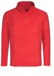 Stedman Férfi félcipzáras gyapjú kabát XL vörös