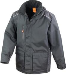 RESULT Férfi WorkGuard Vostex hosszú kabát / munkaruha (víz és szélálló) 3XL fekete