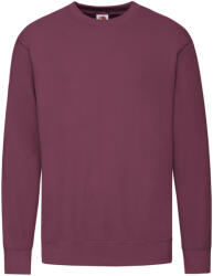 Fruit of the Loom Unisex felnőtt könnyű, beállított melegítőfelső S barna|vörös