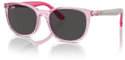 Ray-Ban RJ9079S 716587 TRANSPARENT PINK DARK GREY gyermek napszemüveg (RJ9079S 716587)