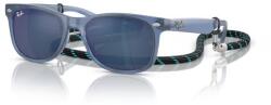 Ray-Ban RJ9052S 714855 JUNIOR NEW WAYFARER OPAL BLUE BLUE MIRROR gyermek napszemüveg (RJ9052S 714855)