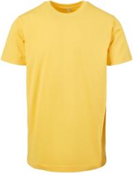 Build Your Brand Unisex felnőtt pamut póló kerek nyakú póló XS sárga